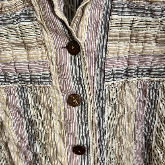 🌸Free People Long Sleeve Stripe Shirt🌸 - Picture 3 of 11